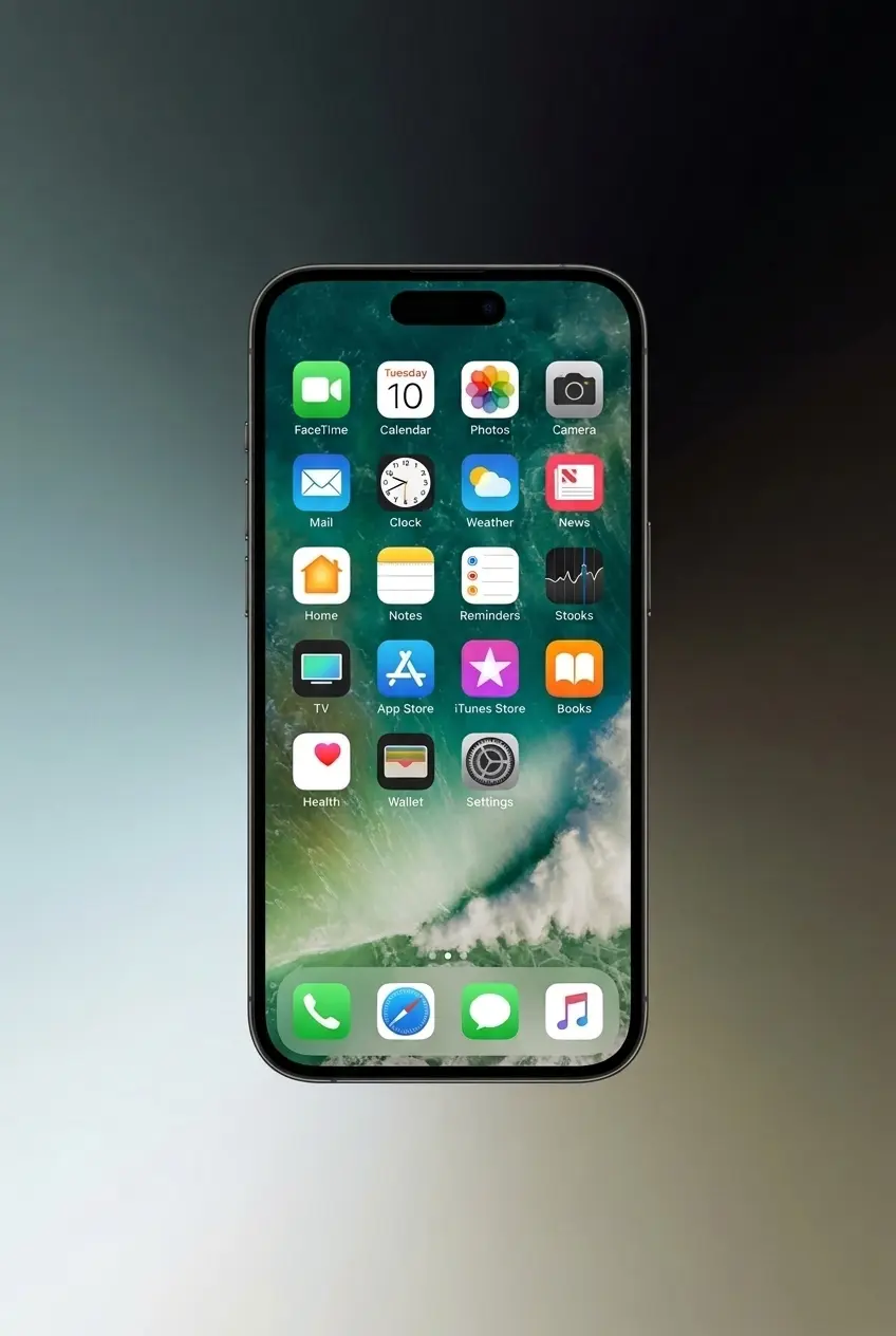 Tela inicial do iPhone mostrando o ícone do app Pagbet após instalação via Safari no iOS