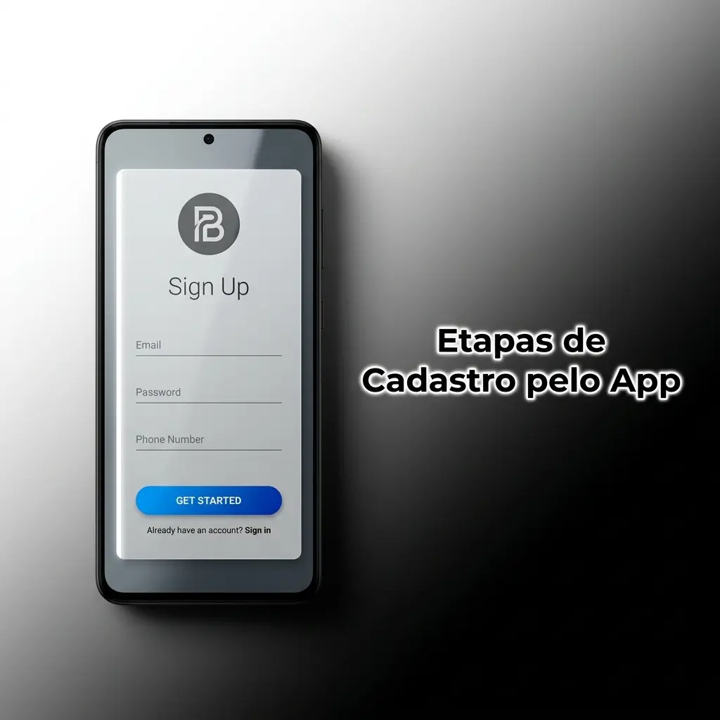 Etapas de cadastro no app da Pagbet: instale, preencha seus dados e faça seu primeiro depósito com bônus